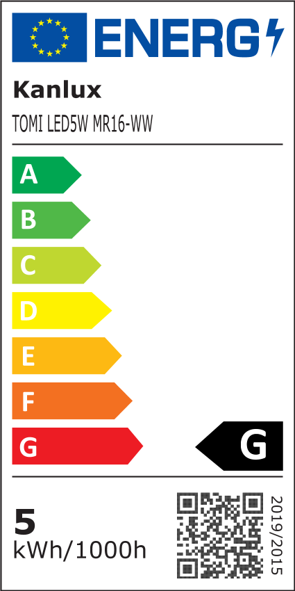 LED Einbaustrahler 10erSET MR16, GU5.3, 12V, warmweiß, rund 5W Marken-LEDs