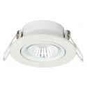 LED Downlight weiss Ultraflache Einbauleuchte 6W 400lm 2700K dimmbar schwenkbar warmweiß Tolle Optik