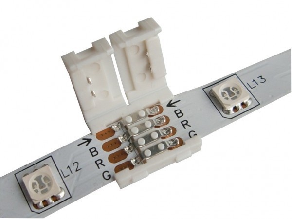 Schnellverbinder Clip für einfarbige 10mm LED Strip z.B. SMD5050 2 po, 0,78  €