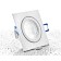 LC-Light Druckguss Einbaustrahler viereckig Weiß Matt IP44 MR11