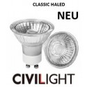 CLASSIC HALED NEU Civilight GU10 Strahler KC75T5-22822 GU10 230 Volt 5W 500lm 2700K Patentierte Optik