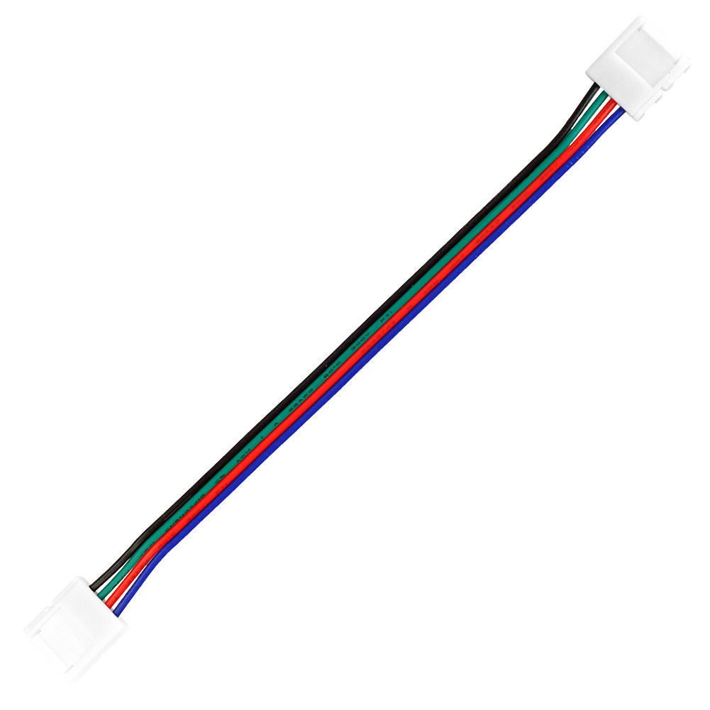 LED Verbinder Stecker/Stecker 10mm für farbige RGB LED Strips