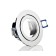 LC-Light ALU Einbaustrahler Chrom rund mit Klickverschluss IP44